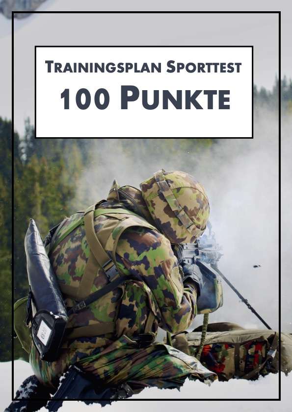 militär sporttest trainingsplan 100